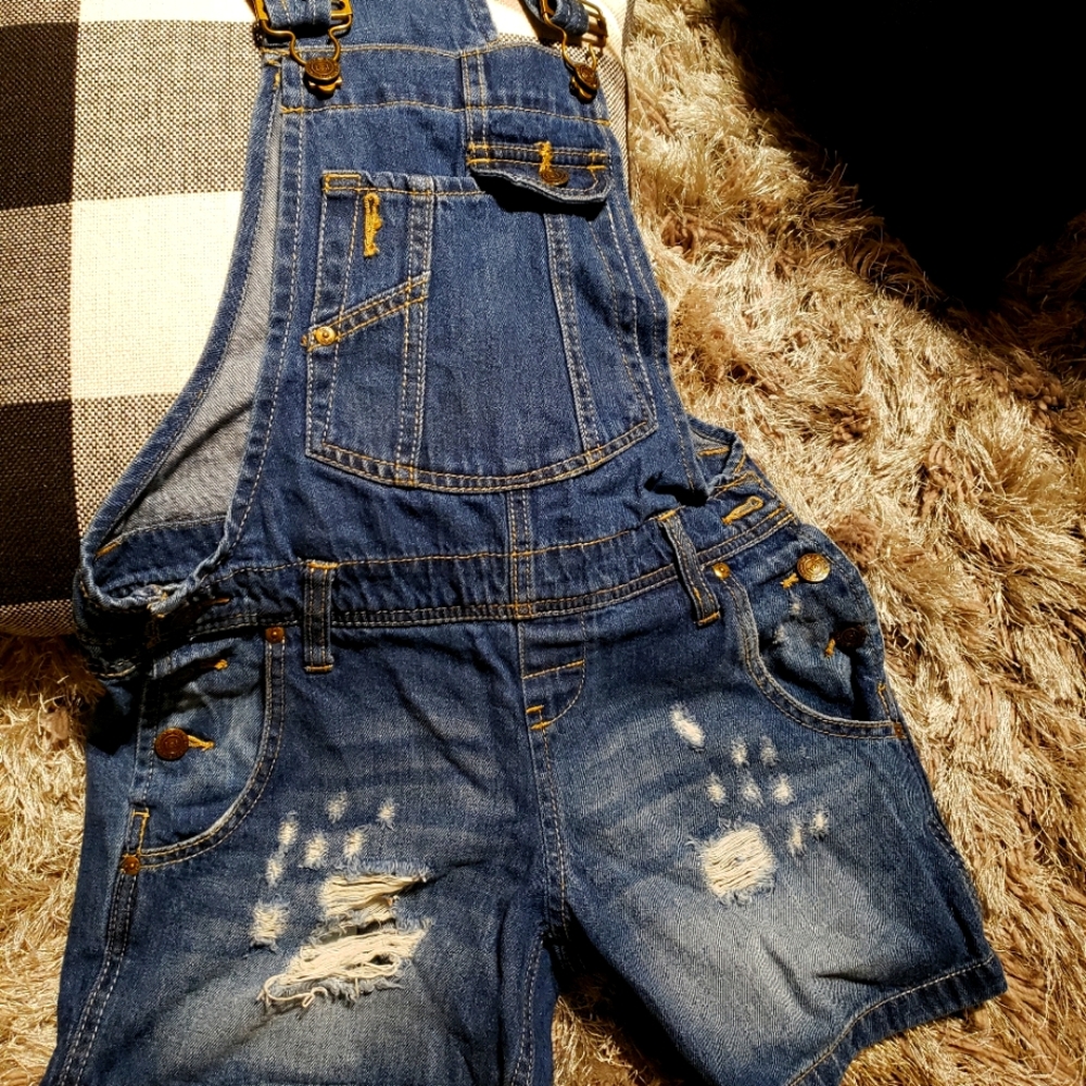 Jeans Shorts Overall
